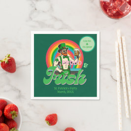 Proud & Irish St Patrick Custom LGBTQ+ Serviette