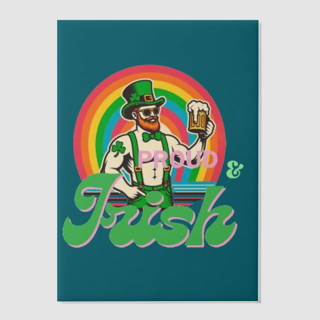 Proud & Irish St Patrick LGBTQ+ (Vorderseite)