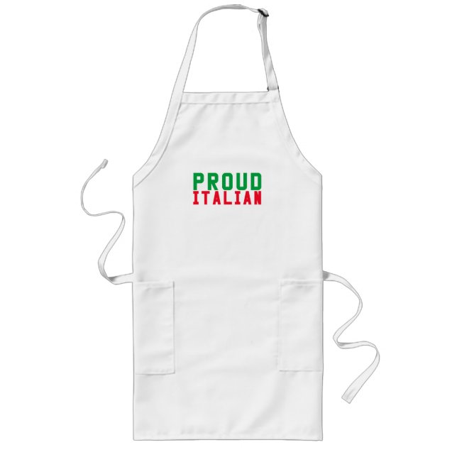 Proud Italienisch Lange Schürze (Vorne)