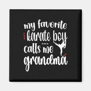 Proud Karate Grandma Karate Grandmutter Magnet