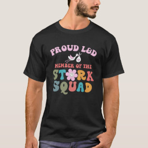 Proud L&D Mitglied der Stork Squad Labour & Delive T-Shirt