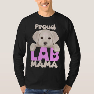 Proud Labrador Mama Yellow Puppy ! besonders für L T-Shirt