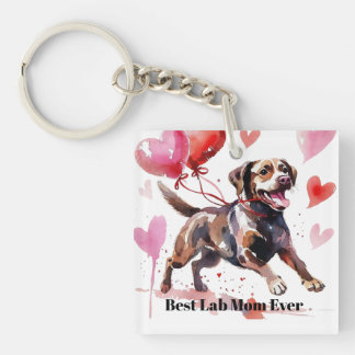 Proud Labrador Mom Necklace | Valentine's Day Dog  Schlüsselanhänger