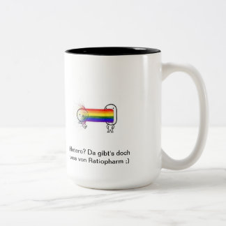 PROUD Lesbian Zweifarbige Tasse