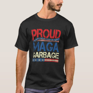 Proud MAGA Garbage Trump Unterstützer T-Shirt