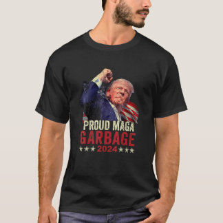 Proud MAGA Garbage Trump Unterstützer T-Shirt