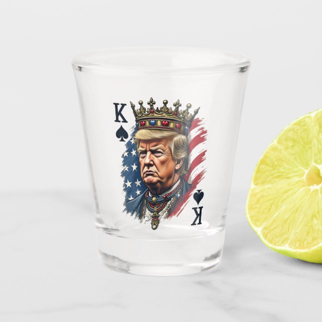 Proud Maga Trump Vance American Inauguration Day Schnapsglas (Vorderseite)