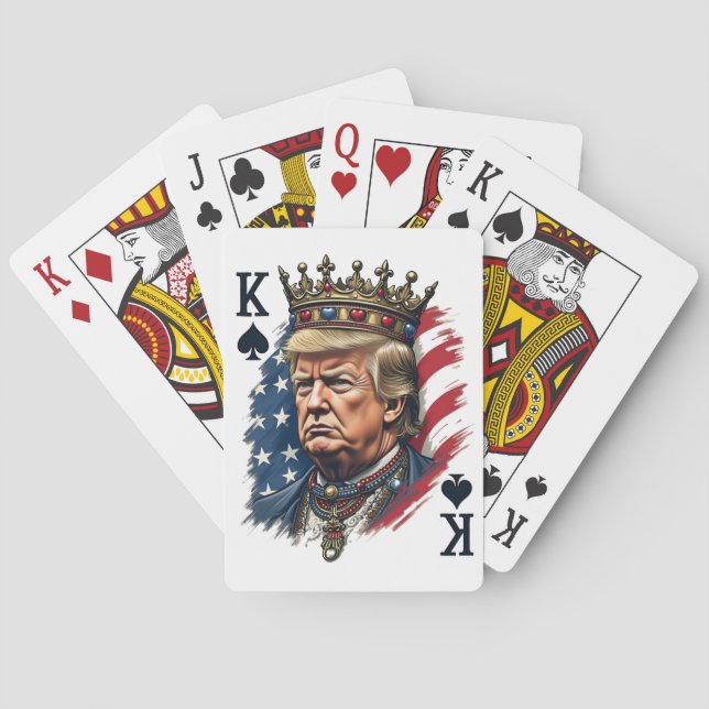 Proud Maga Trump Vance American Inauguration Day Spielkarten (Rückseite)