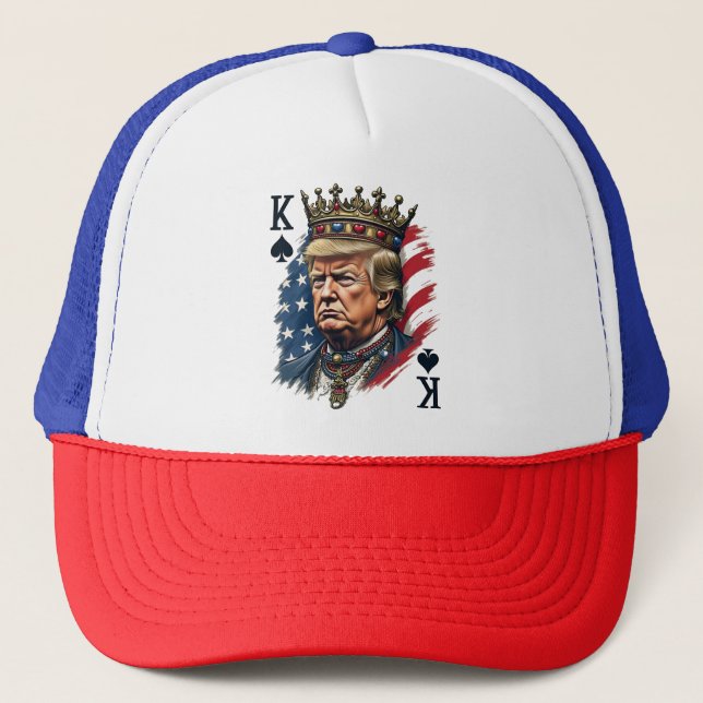 Proud Maga Trump Vance American Inauguration Day Truckerkappe (Vorderseite)