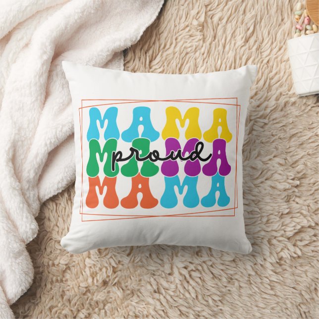 Proud Mama Autism Awareness Pillow Kissen (Decke)