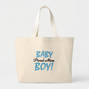 Proud Mama Baby Boy Tshirts und Geschenke Jumbo Stoffbeutel