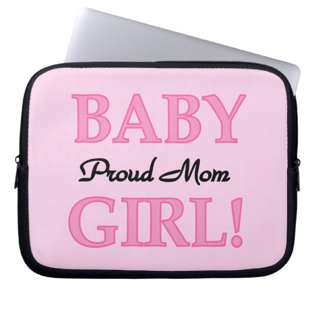 Proud Mama Baby Girl Geschenke Laptopschutzhülle (Vorderseite)