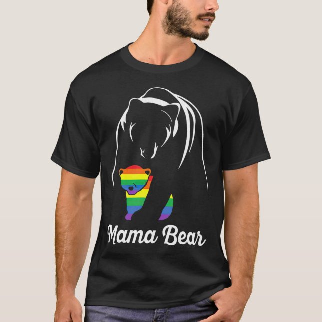 Proud Mama Bear Lgbt -Standard-Skala-4_00x T-Shirt (Vorderseite)