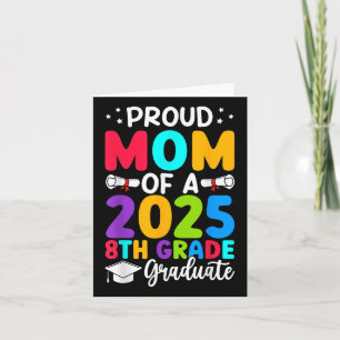 Proud-Mama Cl von 2025 Grade Graduate Abschluss Karte
