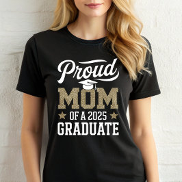 Proud-Mama der Graduate Class of 2025 Senior T-Shirt