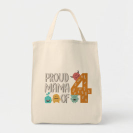 Proud Mama der Vier-Tote-Tasche Tragetasche