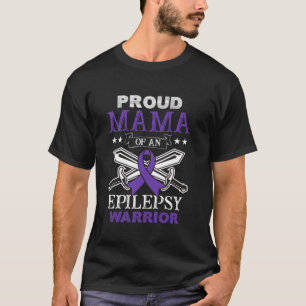 Proud Mama einer Epilepsie Kriegerfamilie Matching T-Shirt