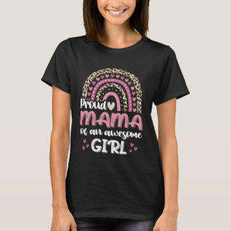 Proud Mama einer Phantastischen Mama aus Leopard-R T-Shirt
