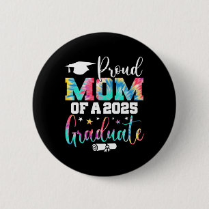 Proud-Mama eines 2025-Grad-Cl-Senior-Abschlusses Button