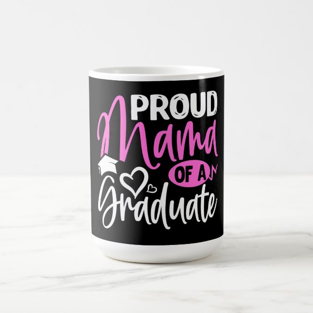 Proud Mama eines Absolventen Kaffeetasse (Mittel)