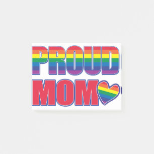 Proud-Mama-Gay Pride Post-it Klebezettel