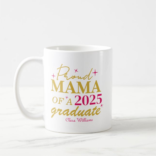 Proud mama of a graduate kaffeetasse (Links)