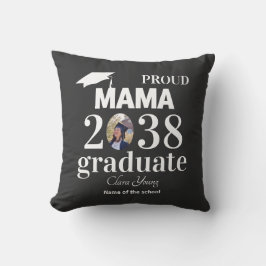 Proud mama personalized graduation kissen