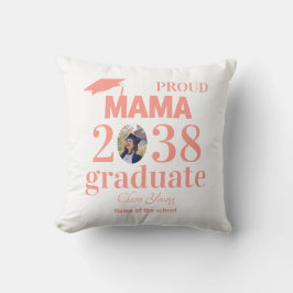 Proud mama personalized graduation kissen