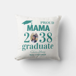 Proud mama personalized graduation kissen