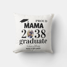 Proud mama personalized graduation kissen