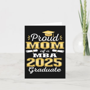 Proud-Mama von 2025 m Grad Grad der Graduate-Famil Karte