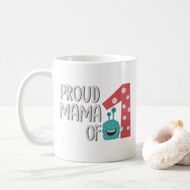 Proud Mama von One Kaffeetasse (Mit Donut)