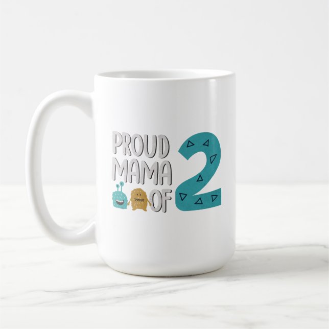Proud Mama von zwei Kaffeetasse (Links)