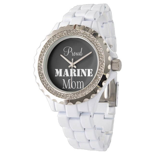 Proud Marine Mama Watch Armbanduhr (Schrägansicht)