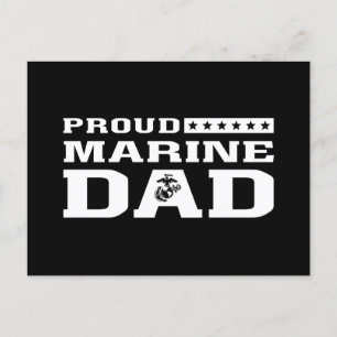 Proud Marine Vater Feiertagspostkarte