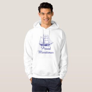 Proud Maritimer Hoodie Segel Schiff