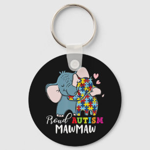 Proud Mawmaw Autismus Awareness Family Matching Sh Schlüsselanhänger