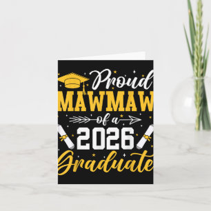 Proud Mawmaw von einer höheren Oma im Jahr 2026 Karte