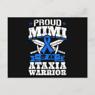 Proud Mimi eines Ataxie Kriegers Dystaxia Bewussts Postkarte