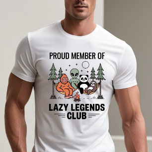 Proud Mitglied des Lazy Legends Club - Funny Quote T-Shirt