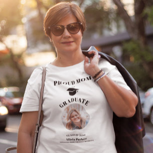 Proud Mom Klasse von 2025 Foto-Abschluss Tri-Blend Shirt