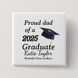 Proud mom of graduate  button