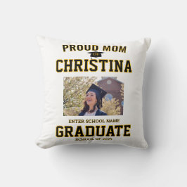 Proud mom parent of student of class of 2025 kissen