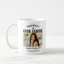 Proud Mom Senior Custom Year Graduate Photo Parent