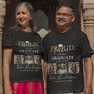 Proud Mutter der Graduate Foto Collage T-Shirt