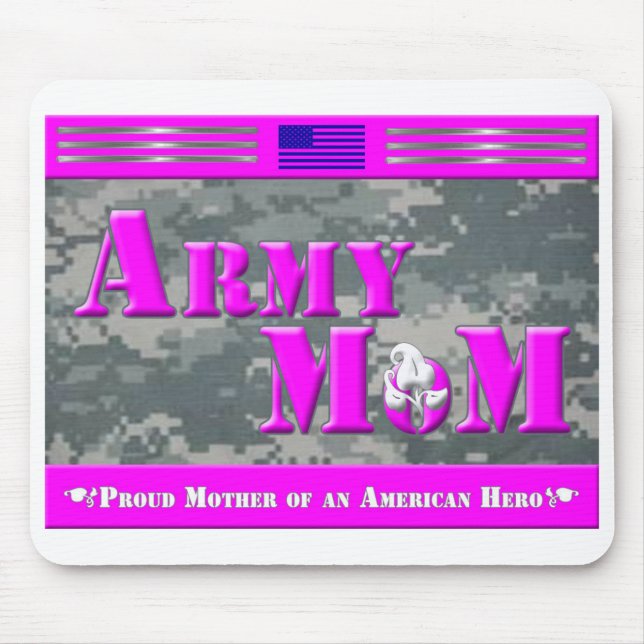 Proud Mutter eines amerikanischen Helden-Geschenke Mousepad (Vorne)