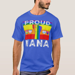 Proud Nana LGBTQ Rainbow Flag Grandma LGBT Prix m T-Shirt