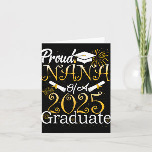 Proud Nana mit einer Cl von 2025 Graduate Nana Sen Karte