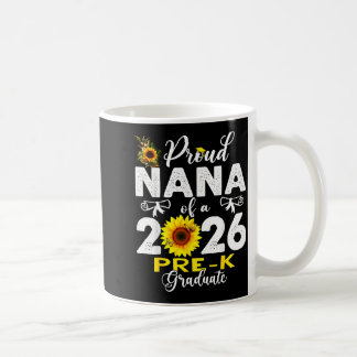 Proud nana of 2026 pre-k graduate mothers day kaffeetasse