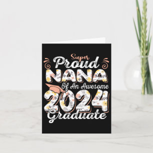 Proud Nana von 2024 Abschluss Phantastische Uni Karte